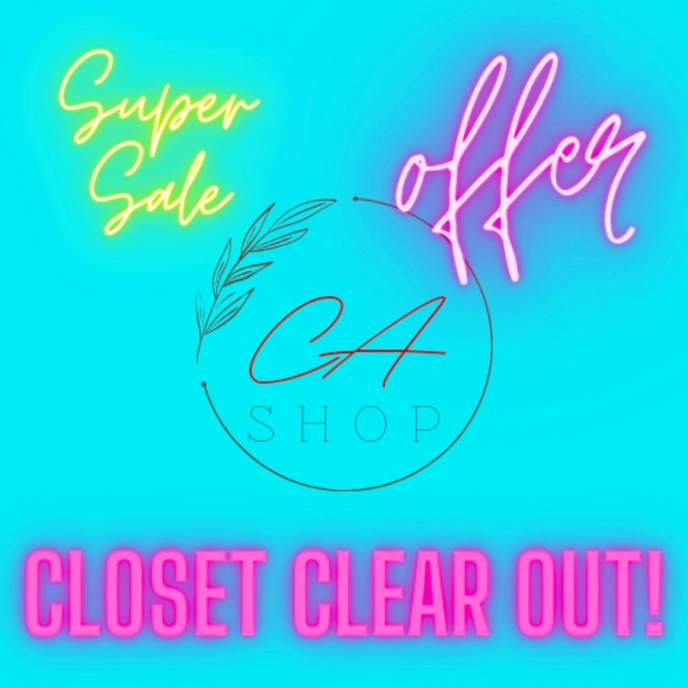 Closet clear out!